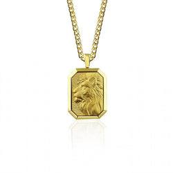 African Lion King Necklace