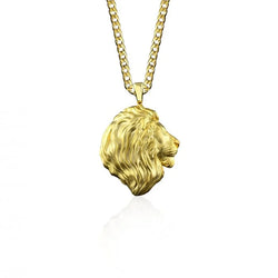 Lion Relief Necklace