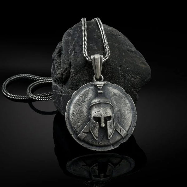 Spartan Shield Necklace