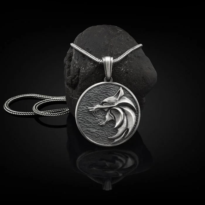 The Witcher Real Wolf Necklace