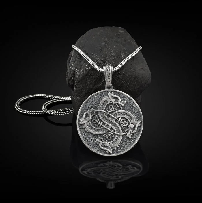 Viking Dragon Necklace