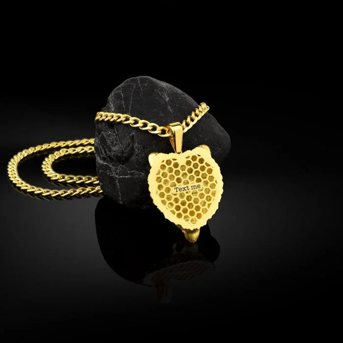3D Scandinavian Wild Bear Necklace