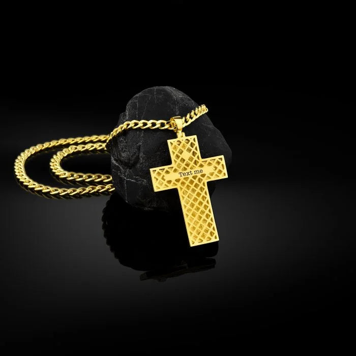 Ascension Jesus Cross Necklace
