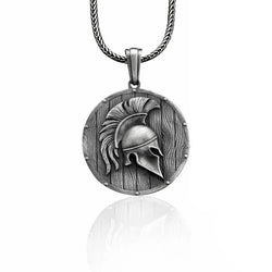 King Leonidas Helmet Necklace