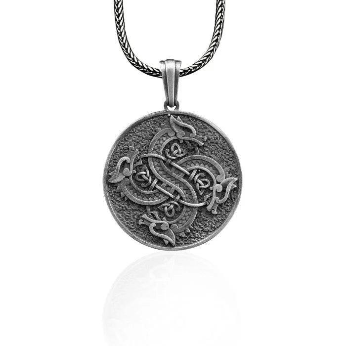 Viking Dragon Necklace