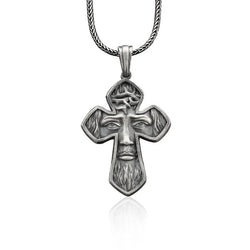 Jesus Crown of Thorns Silver Necklace