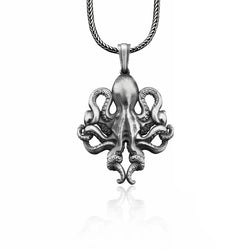 Octopus Silver Necklace