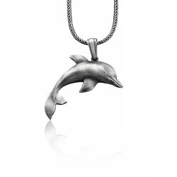 Dolphin Silver Necklace