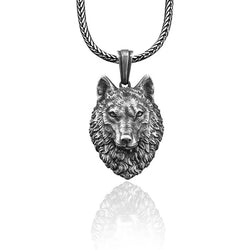 Wild Wolf Silver Necklace