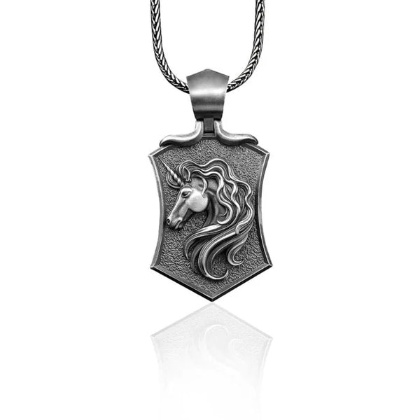 Unicorn Silver Necklace