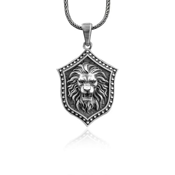 Shield Lion Necklace