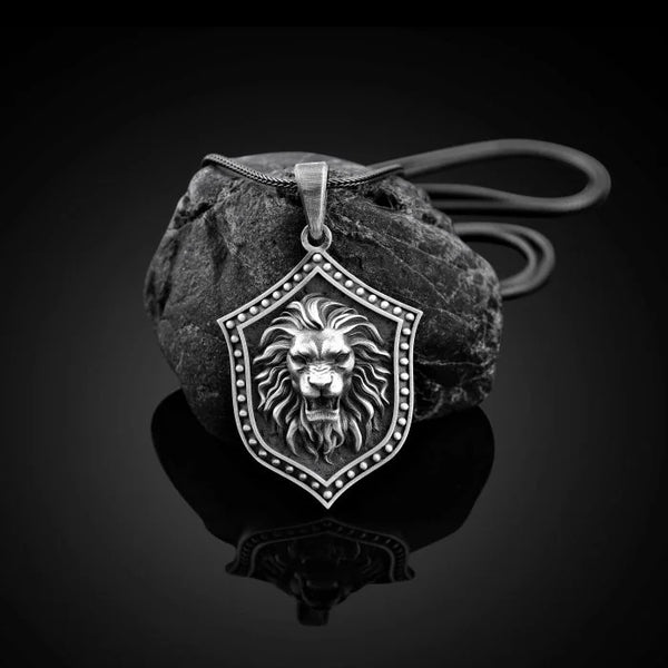Shield Lion Necklace