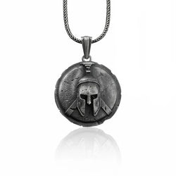 Spartan Shield Necklace