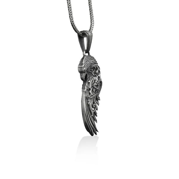 Vintage Eagle Silver Necklace