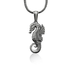 Seahorse Silver Necklace